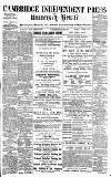 Cambridge Independent Press Saturday 07 October 1882 Page 1