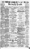 Cambridge Independent Press Saturday 15 March 1884 Page 1