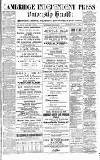 Cambridge Independent Press Saturday 17 January 1885 Page 1