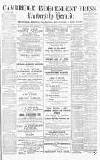 Cambridge Independent Press Saturday 15 January 1887 Page 1