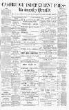 Cambridge Independent Press Friday 20 July 1888 Page 1