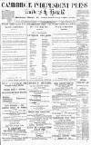 Cambridge Independent Press Friday 21 September 1888 Page 1