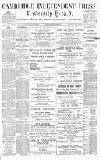 Cambridge Independent Press Friday 26 October 1888 Page 1