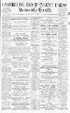Cambridge Independent Press Saturday 18 January 1890 Page 1
