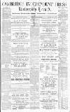 Cambridge Independent Press Saturday 22 March 1890 Page 1