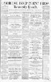 Cambridge Independent Press Saturday 29 March 1890 Page 1