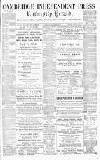 Cambridge Independent Press Saturday 25 October 1890 Page 1