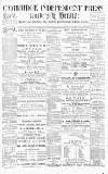 Cambridge Independent Press Saturday 13 December 1890 Page 1