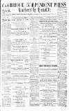 Cambridge Independent Press Saturday 03 January 1891 Page 1