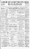 Cambridge Independent Press Saturday 31 January 1891 Page 1