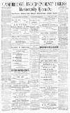 Cambridge Independent Press Friday 01 January 1892 Page 1