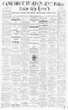 Cambridge Independent Press Friday 05 January 1894 Page 1