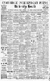 Cambridge Independent Press Friday 04 January 1901 Page 1