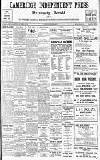 Cambridge Independent Press Friday 18 December 1914 Page 1