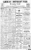 Cambridge Independent Press Friday 15 January 1915 Page 1