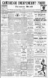 Cambridge Independent Press Friday 22 December 1916 Page 1