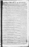 Cambridge Chronicle and Journal Saturday 14 April 1770 Page 1