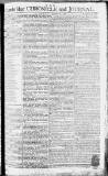 Cambridge Chronicle and Journal Saturday 05 January 1771 Page 1