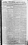Cambridge Chronicle and Journal Saturday 02 February 1771 Page 1