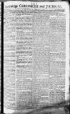 Cambridge Chronicle and Journal Saturday 09 February 1771 Page 1