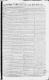 Cambridge Chronicle and Journal Saturday 13 April 1771 Page 1