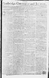 Cambridge Chronicle and Journal Saturday 28 November 1772 Page 1