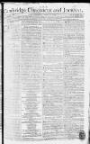 Cambridge Chronicle and Journal Saturday 17 April 1773 Page 1