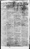 Cambridge Chronicle and Journal Saturday 10 February 1776 Page 1