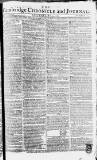Cambridge Chronicle and Journal Saturday 23 May 1778 Page 1