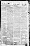 Cambridge Chronicle and Journal Saturday 25 July 1778 Page 1