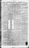 Cambridge Chronicle and Journal Saturday 11 September 1779 Page 1