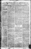 Cambridge Chronicle and Journal Saturday 25 September 1779 Page 1