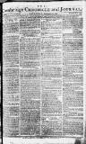 Cambridge Chronicle and Journal Saturday 13 November 1779 Page 1
