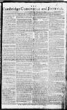 Cambridge Chronicle and Journal Saturday 26 February 1780 Page 1