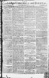 Cambridge Chronicle and Journal Saturday 23 September 1780 Page 1