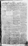 Cambridge Chronicle and Journal Saturday 20 January 1781 Page 1