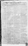Cambridge Chronicle and Journal Saturday 03 February 1781 Page 1