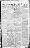 Cambridge Chronicle and Journal Saturday 17 March 1781 Page 1
