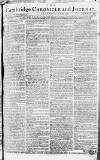 Cambridge Chronicle and Journal Saturday 28 July 1781 Page 1