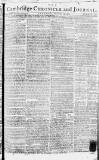 Cambridge Chronicle and Journal Saturday 10 November 1781 Page 1
