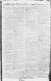 Cambridge Chronicle and Journal Saturday 19 January 1782 Page 1