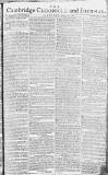 Cambridge Chronicle and Journal Saturday 23 March 1782 Page 1