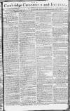 Cambridge Chronicle and Journal Saturday 29 June 1782 Page 1