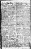 Cambridge Chronicle and Journal Saturday 16 November 1782 Page 1
