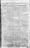 Cambridge Chronicle and Journal Saturday 28 June 1783 Page 1