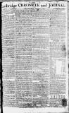 Cambridge Chronicle and Journal Saturday 09 October 1784 Page 1