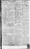 Cambridge Chronicle and Journal Saturday 27 November 1784 Page 1