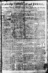 Cambridge Chronicle and Journal Saturday 28 January 1786 Page 1