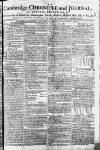 Cambridge Chronicle and Journal Saturday 18 February 1786 Page 1