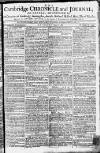 Cambridge Chronicle and Journal Saturday 06 May 1786 Page 1